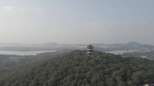 无锡太湖鼋头渚蠡湖全景4K航拍原素材视频素材模板下载