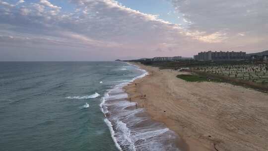 海南陵水海岸航拍