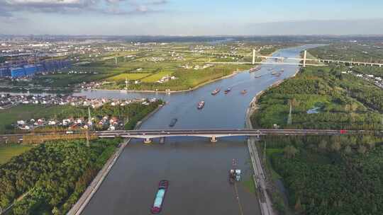 上海黄浦江 横潦泾港   横潦泾大桥