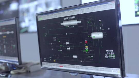 发电厂控制室监控室 值控室电力调度