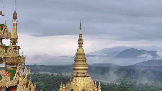 瑞丽市总佛寺航拍