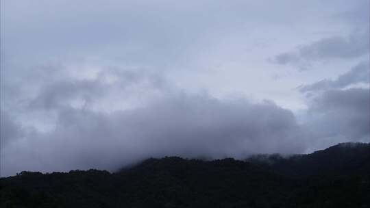 2023广东茂名高州大山蓝天白云延时