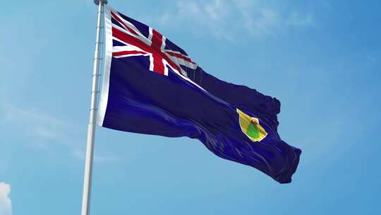 特克斯和凯科斯群岛现实主义旗帜