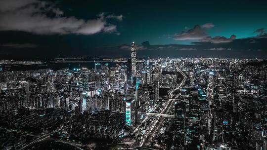 深圳福田区夜景