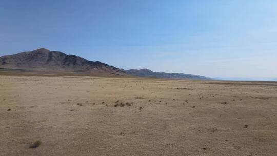 无人机拍摄沙漠景观