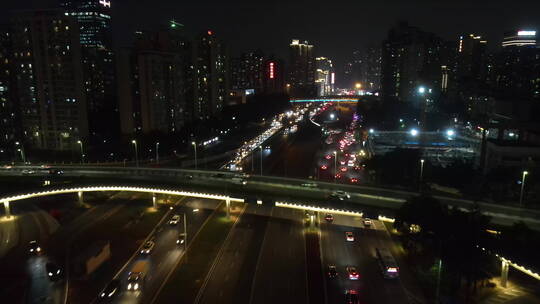 深圳夜景交通
