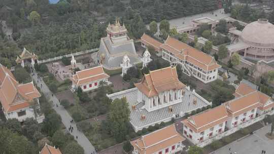 河南洛阳白马寺航拍