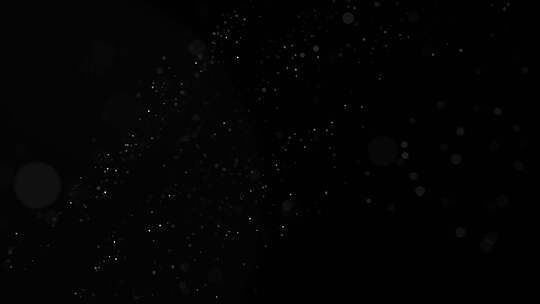 黑色背景粒子特效素材