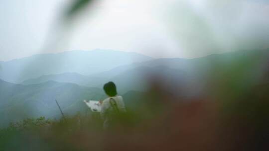 画大山上写生艺术