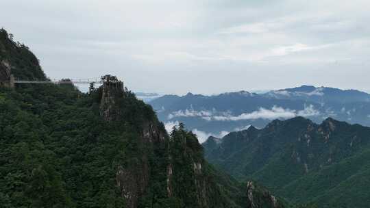 美丽中国河南伏牛山老界岭自然风光