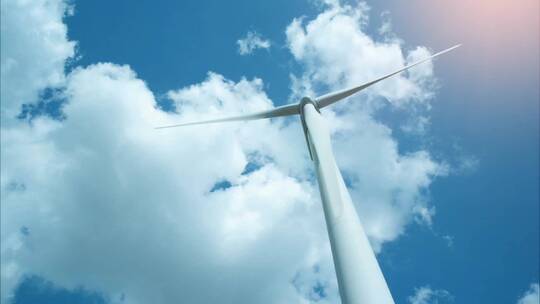 风力发电   清洁能源风车发电