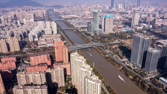 江苏无锡城市延时航拍