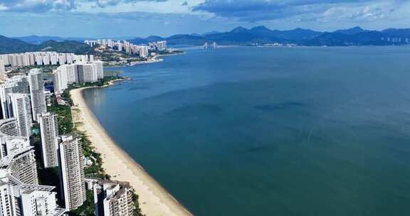 惠州小径湾海滨沙滩航拍0218_D