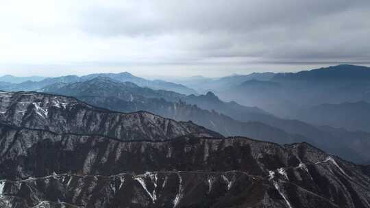 杭州临安大明山牵牛岗群山风景航拍