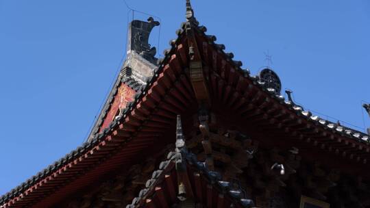 洛阳古城古建筑宗教文化艺术光影遗址实拍