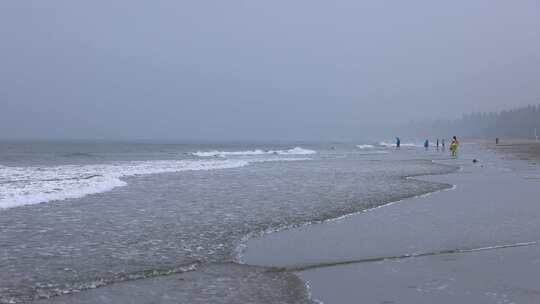 大海沙滩海浪