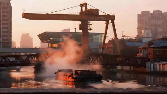 上海城市风光延时摄影