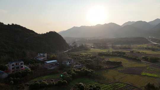 桂林兴安县白石乡田园山景