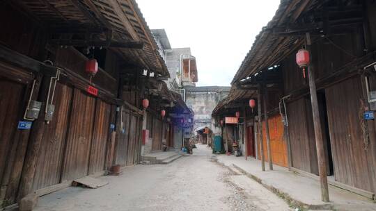 古代商铺圩镇乡镇乡村道路街道街景