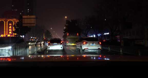 夜间开车 开夜车 夜晚行车 夜晚开车