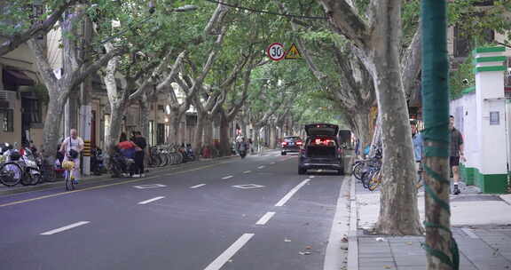 上海马路街景