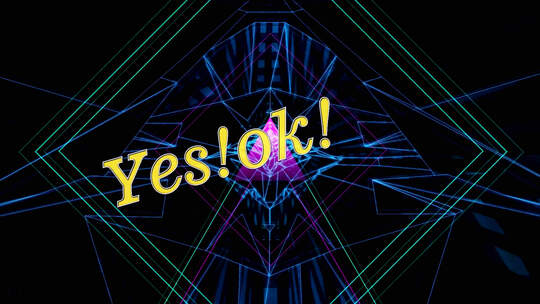 YES!OK动感舞蹈LED大屏幕VJ视频背景素材
