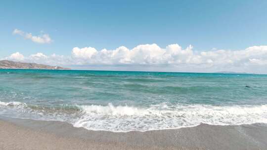 大海沙滩海浪