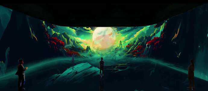 山海经-计蒙沉浸式空间效果