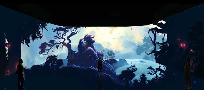 山海经-狌狌沉浸式空间效果