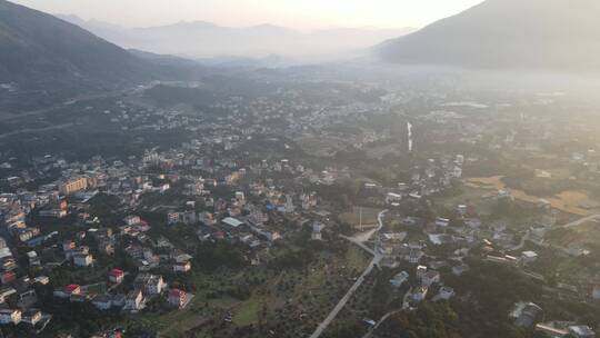 大气航拍 福建泉州 永春 清晨唯美自然风景