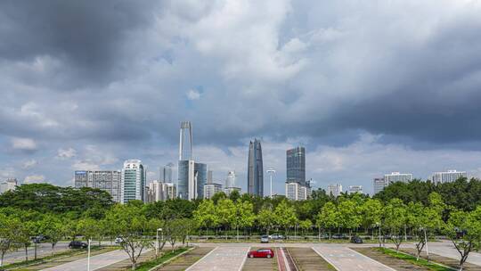 东莞市中心大景延时摄影