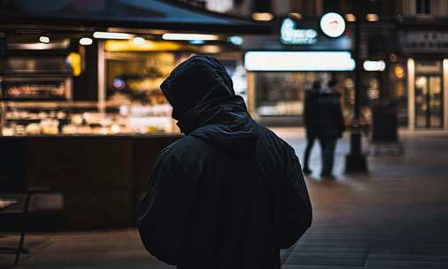 【合集】夜晚街头 神秘黑客影视素材