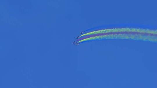 空军战机空中表演