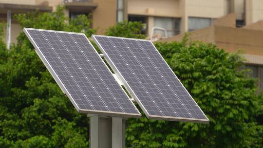 绿色环保新能源太阳能电路板视频素材模板下载