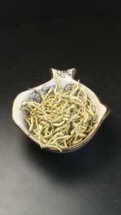 4K中药材金银花花茶