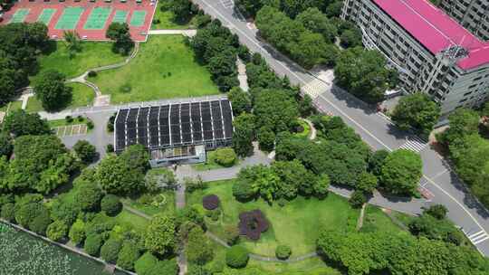 航拍衡阳环境生物学院