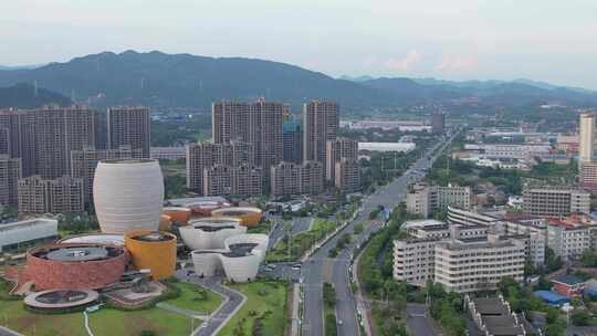 湖南株洲市醴陵瓷谷航拍风光