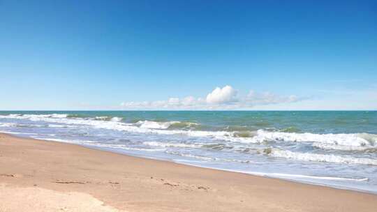 大海海浪海边浪花