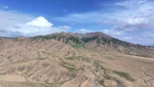 青海山丘航拍