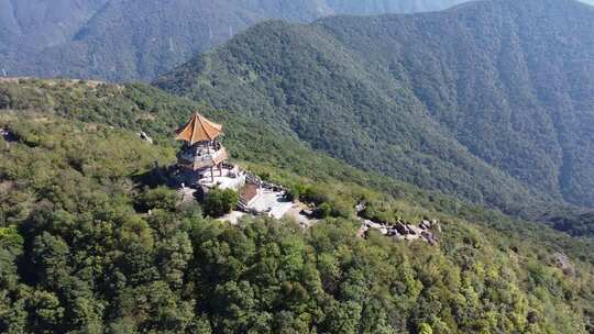 航拍广东东莞海拔最高的建筑物