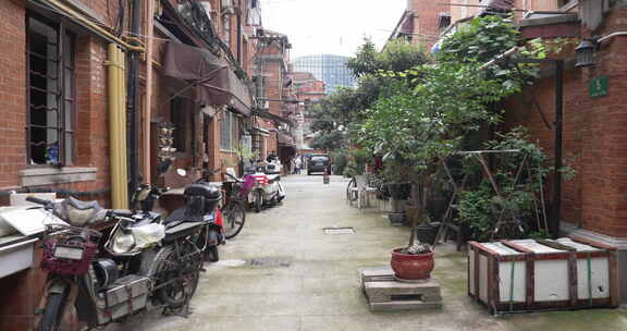上海老弄堂生活场景