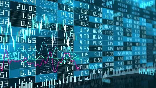 金融股票K线指数证券市场交易视频14
