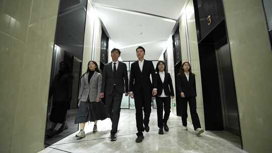 商务开会 团队会议 讨论交流 团队协作