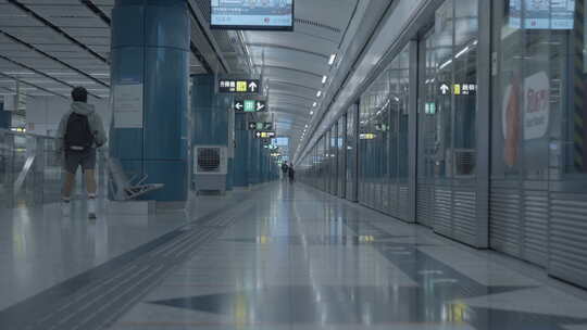 香港屯门地铁站视频素材模板下载