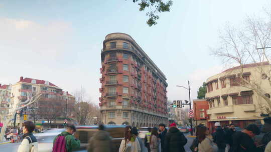 武康大楼地标建筑街景
