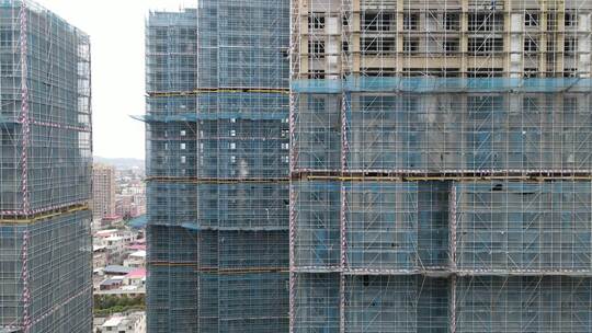 航拍福建泉州泉港商业地带永嘉天地