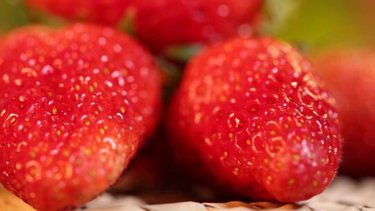 【镜头合集】草莓水果夏季维生素
