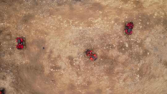 中国萍乡武功山度假村的山地越野车