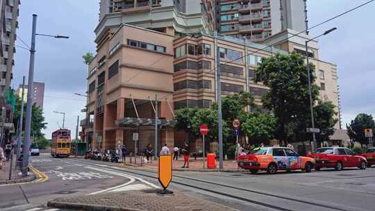 【正版素材】香港城市街道