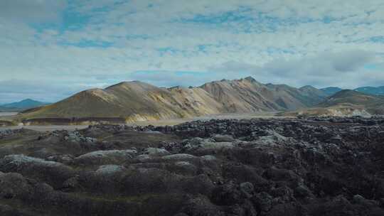 冰岛，高地，荒野，火山